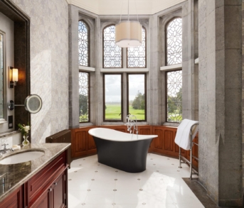 301 Dunraven Stateroom Bathroom at Adare Manor